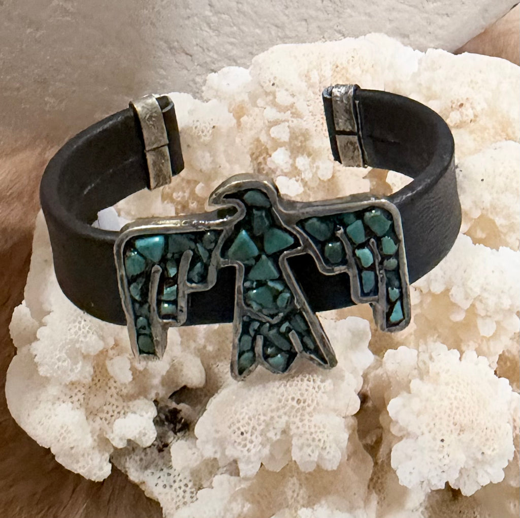 Turquoise Thunderbird Cuff