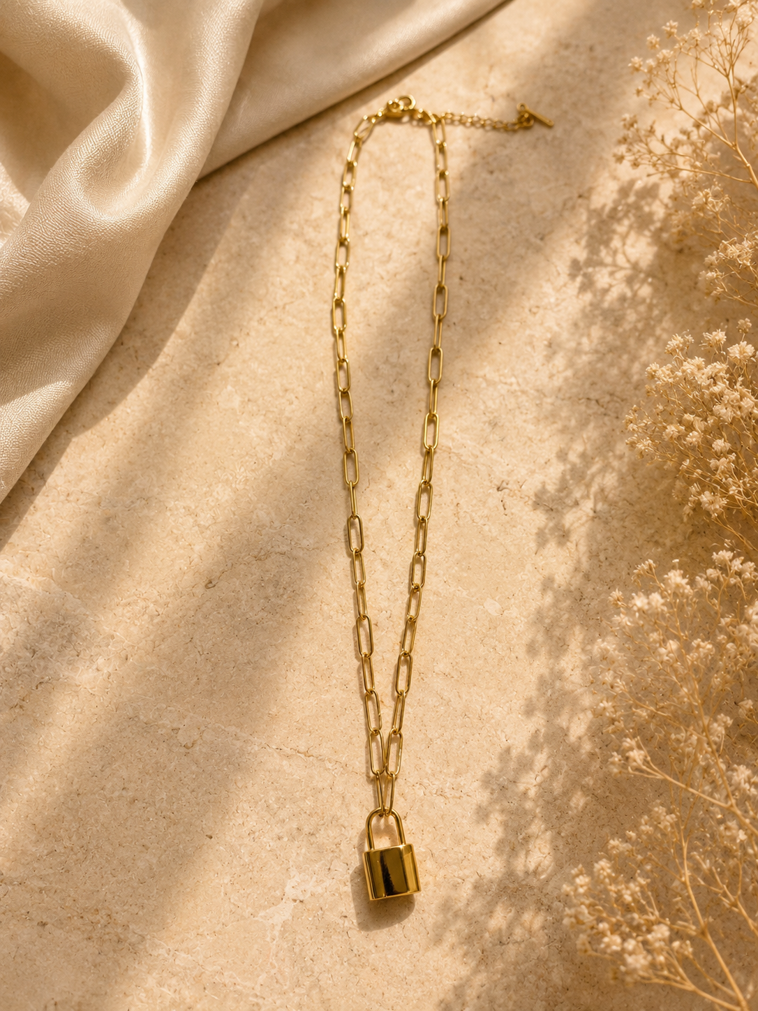 Small Lock Necklace