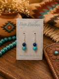 Paige Wallace Turquoise and Lapis Earrings