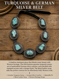 Turquoise Concho Belt