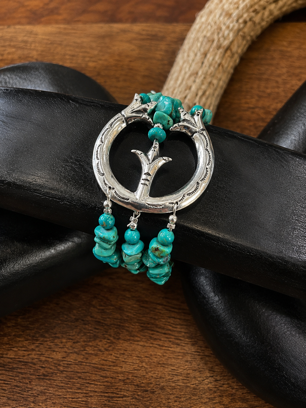 Sterling Naja Center Bracelet