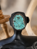 Turquoise & Leather Bracelet