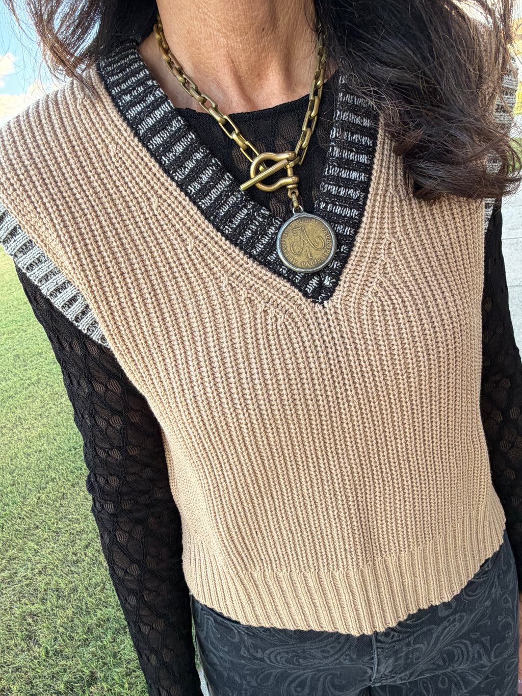 Saddle Up Sweater  Vest