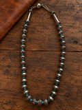 Vintage Walking Liberty Coin and Turquoise Necklace