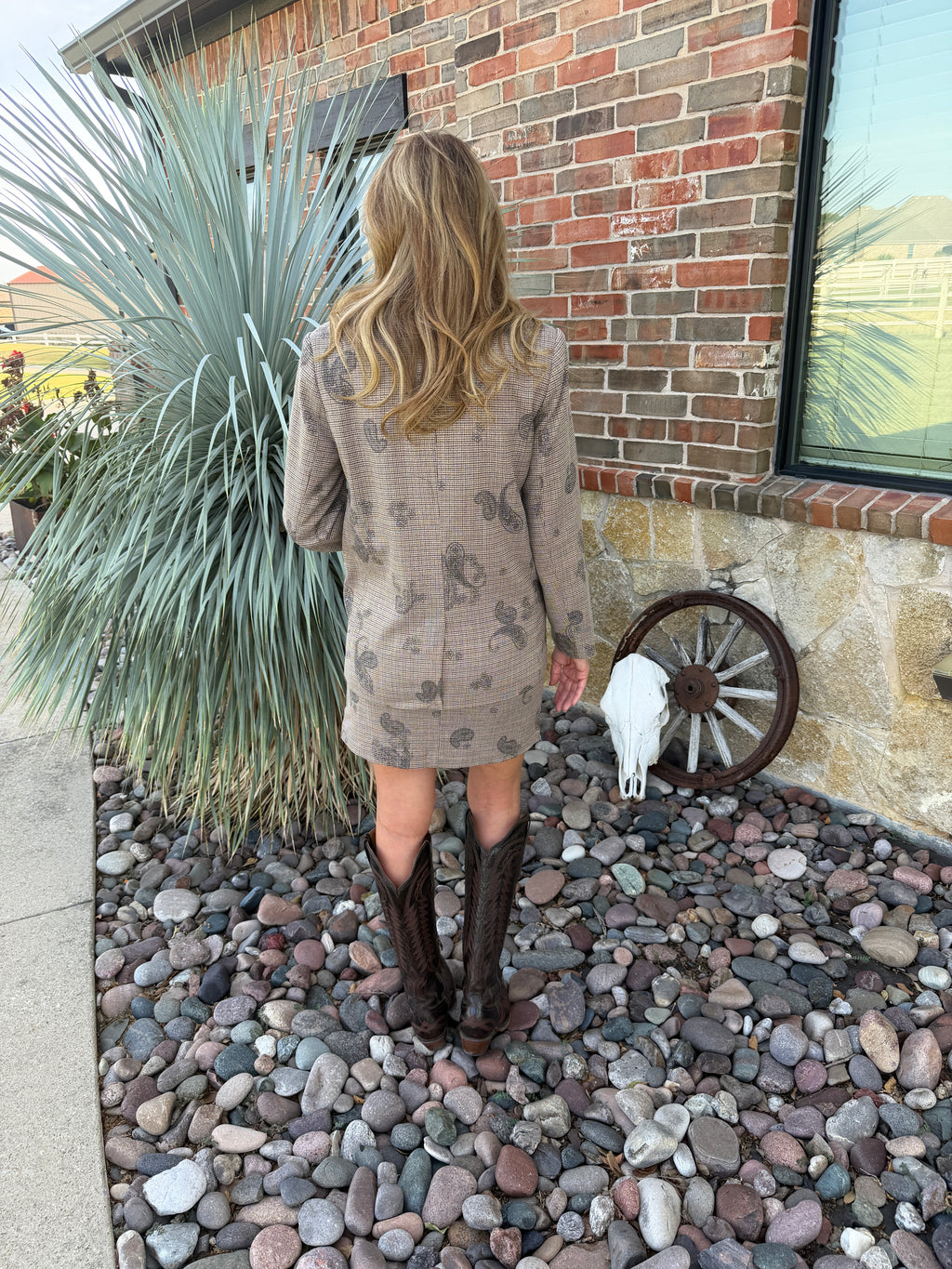 Paisley Plaid skirt