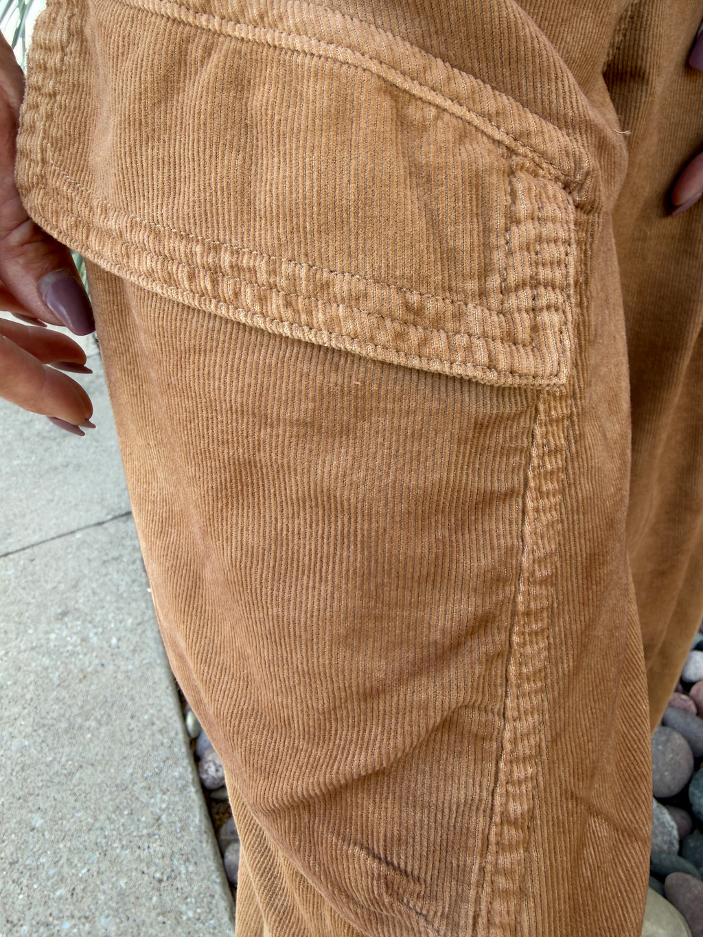 Corduroy Cargo Trousers