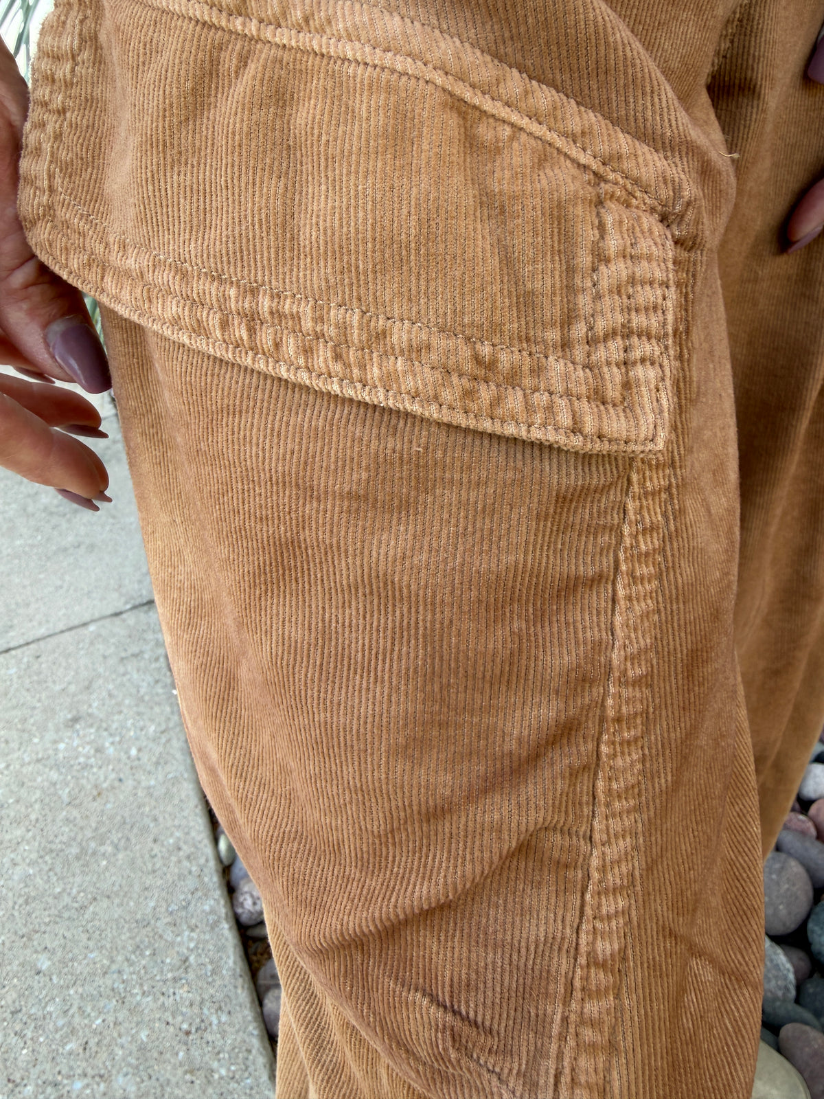 Corduroy Cargo Trousers