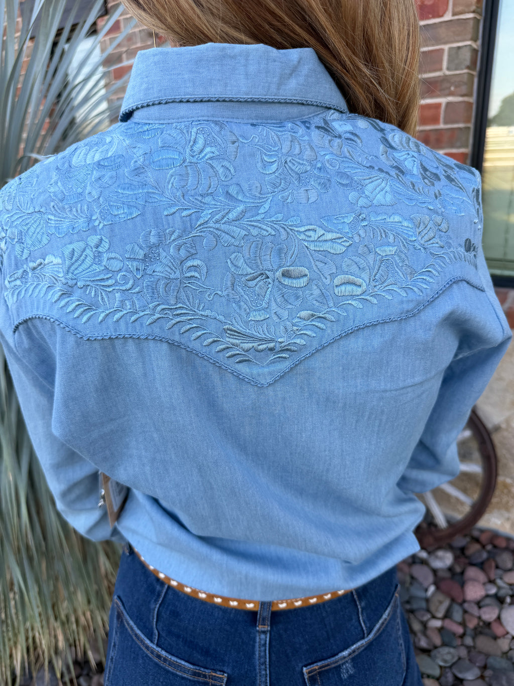 Embroidered Western Blouse