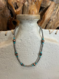 Navajo Pearl with Turquoise and Copper
