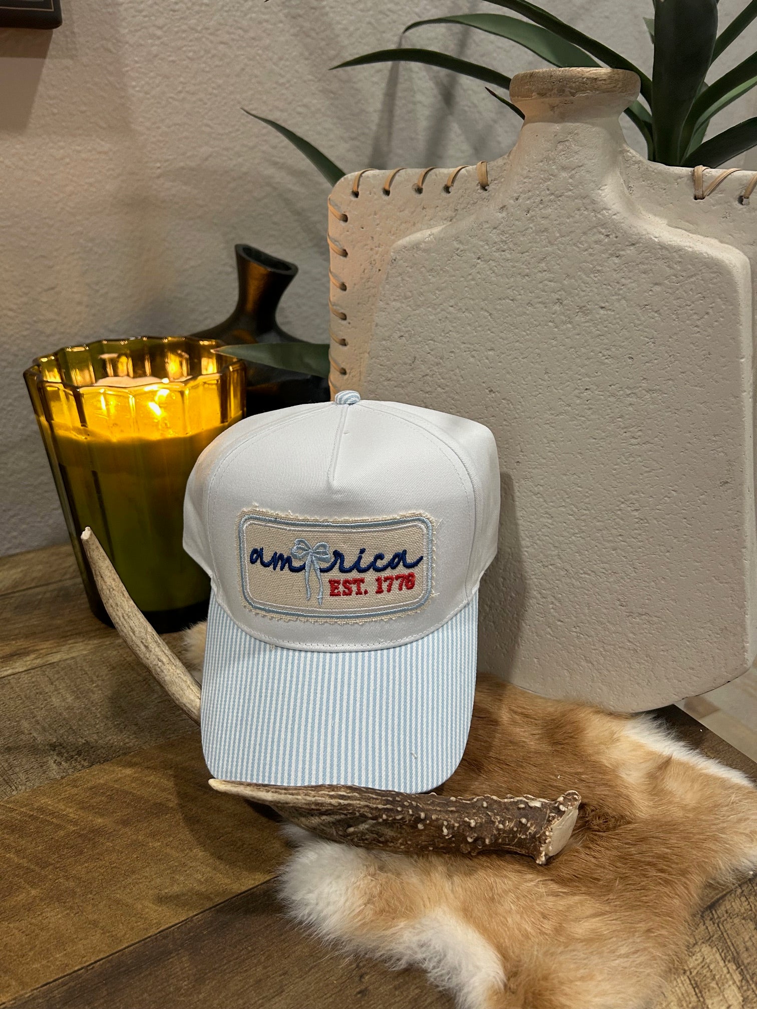 "America" Bow Hat