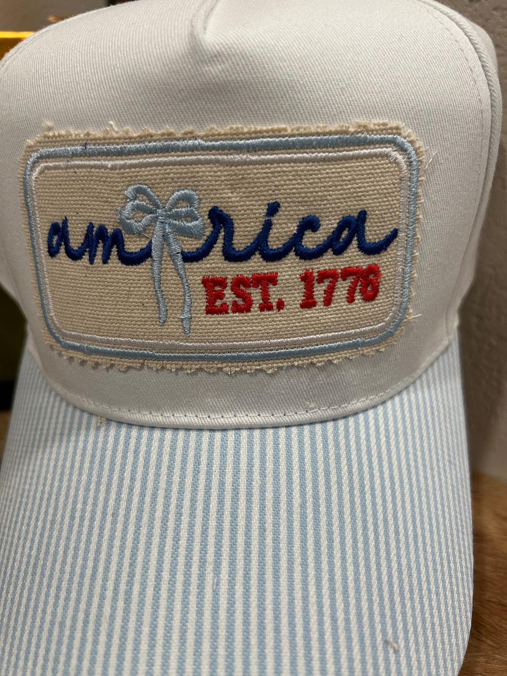 "America" Bow Hat