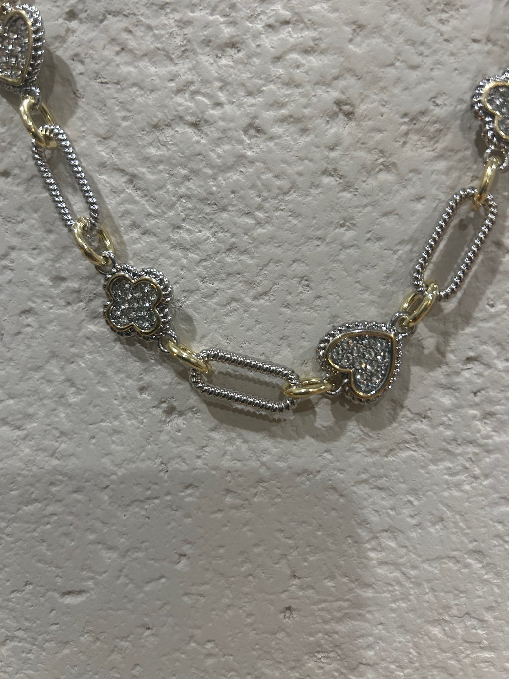 Golden Meadow Charm Necklace