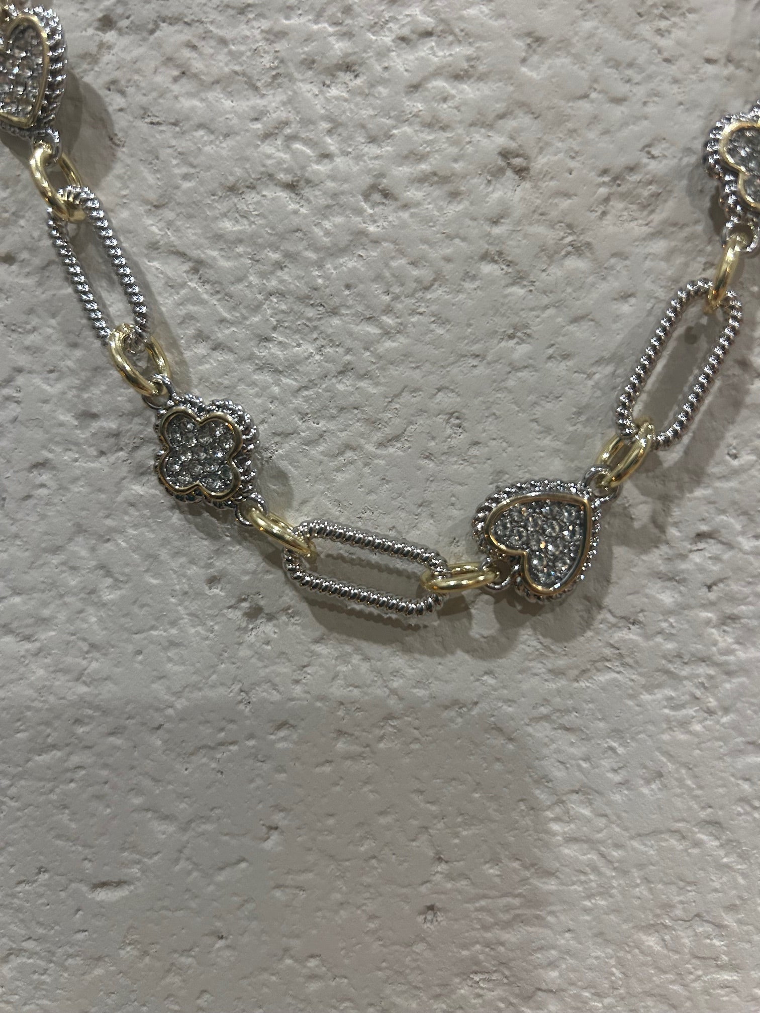 Golden Meadow Charm Necklace