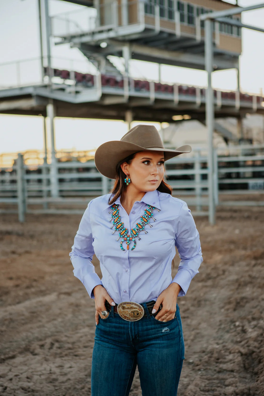 Fitted Western Button Up