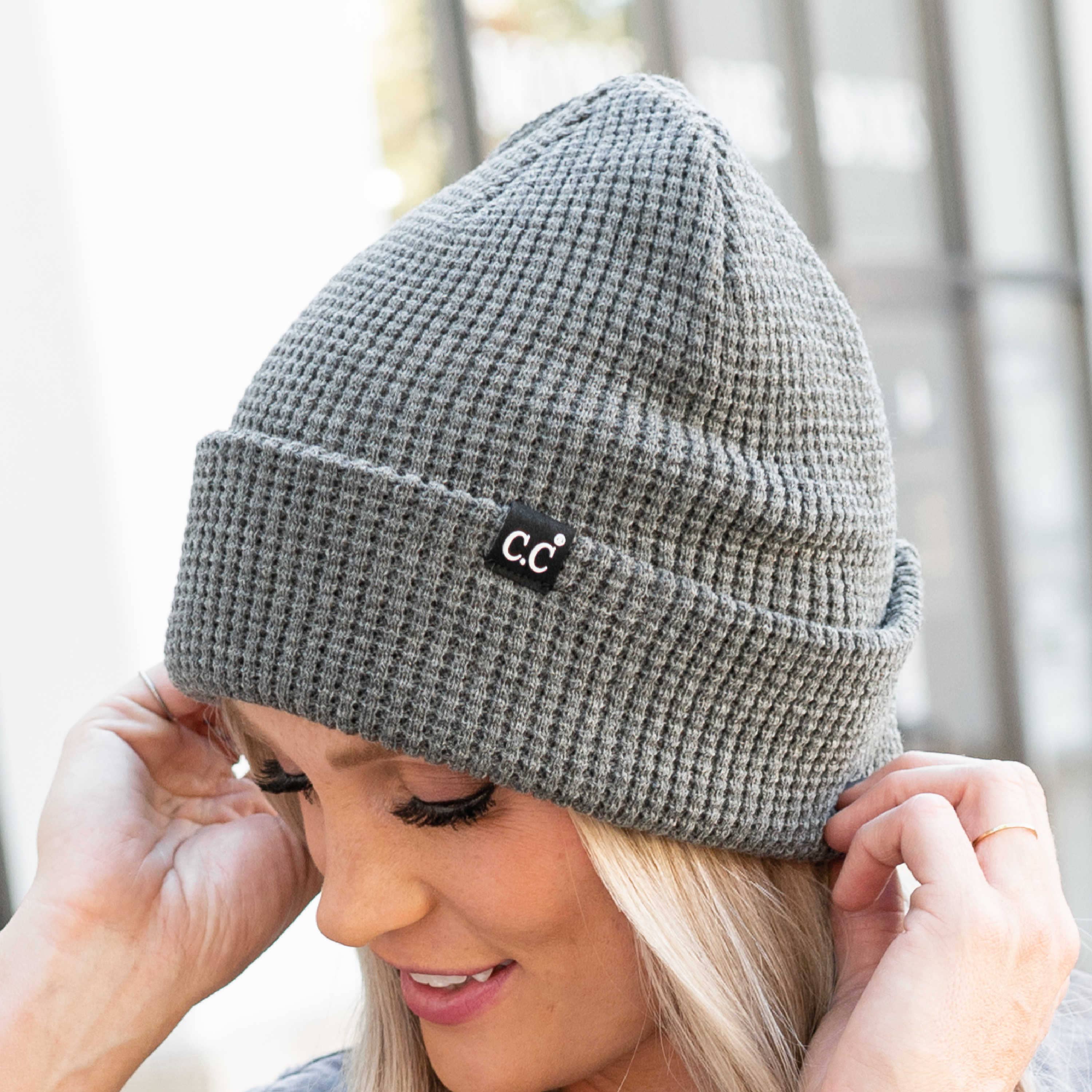CC Beanie Waffle Knit