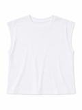 Crew Neck Cap Sleeve