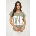 Texas Short Sleeve Sweater Knit T-Shirt