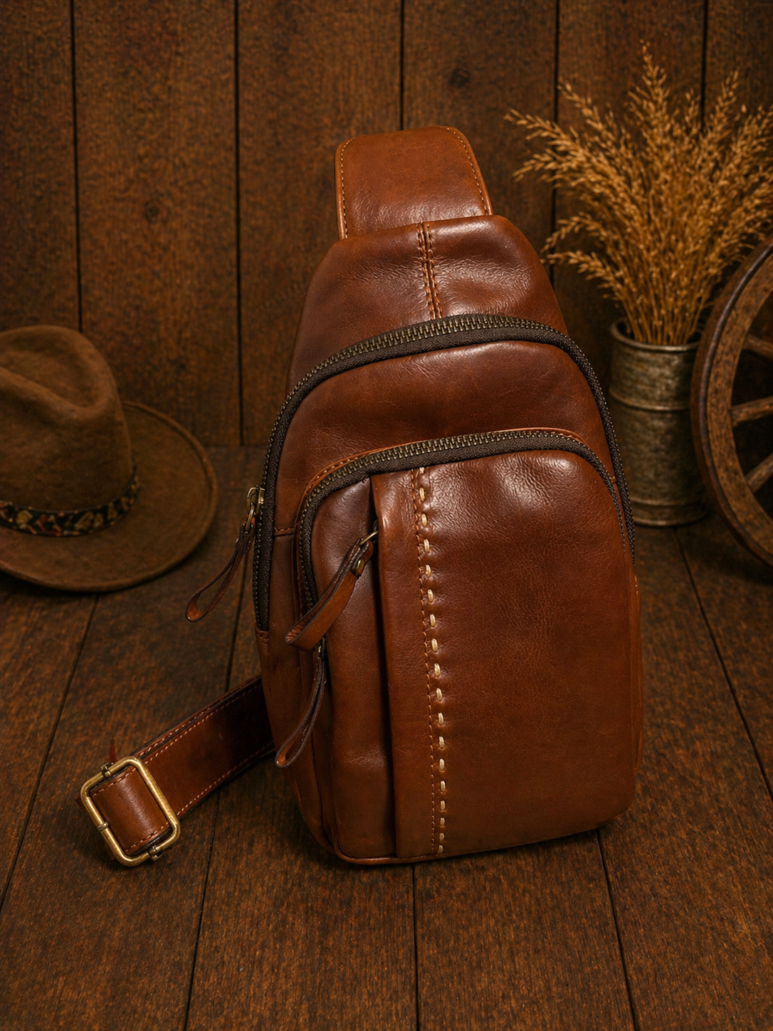 Leather Crossbody