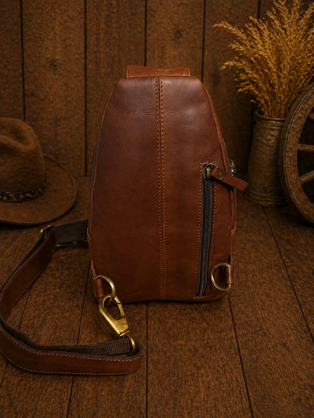 Leather Crossbody