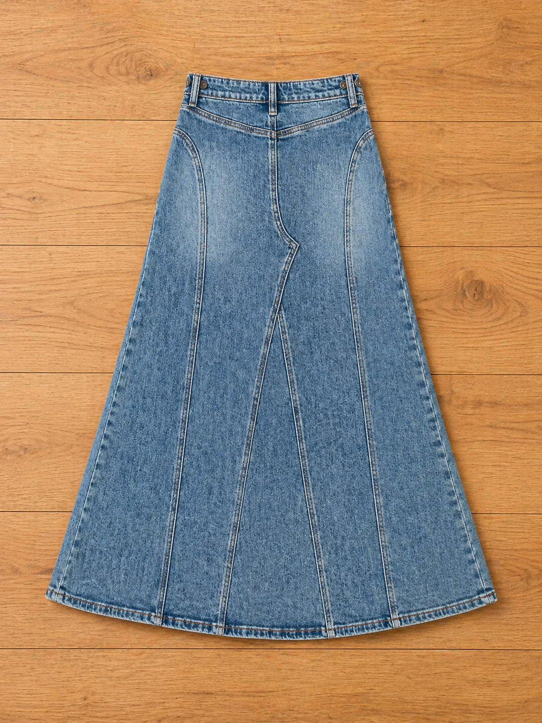 Denim Maxi Skirt