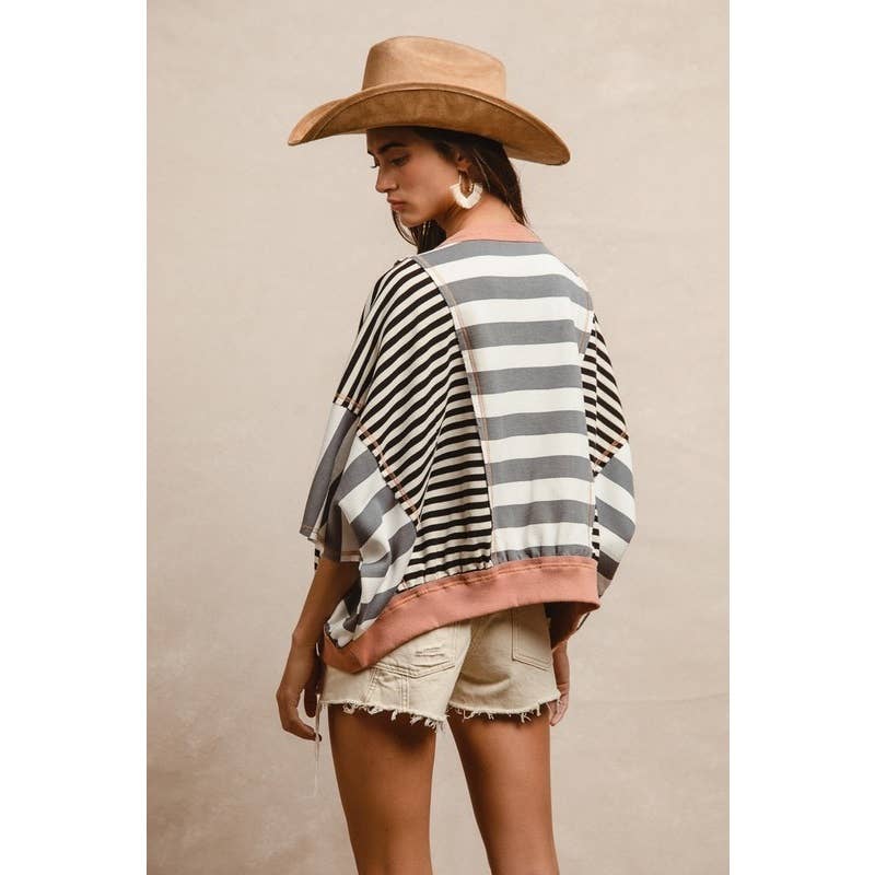 Leopard Texas Letter Patches Stripes