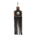 Black with Buckstitch Bag Charm