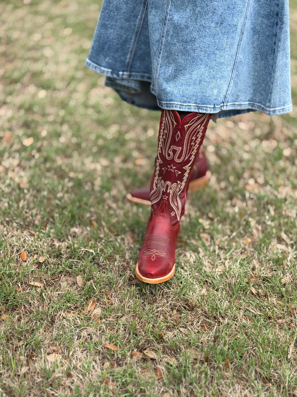 Bullion Red Boots